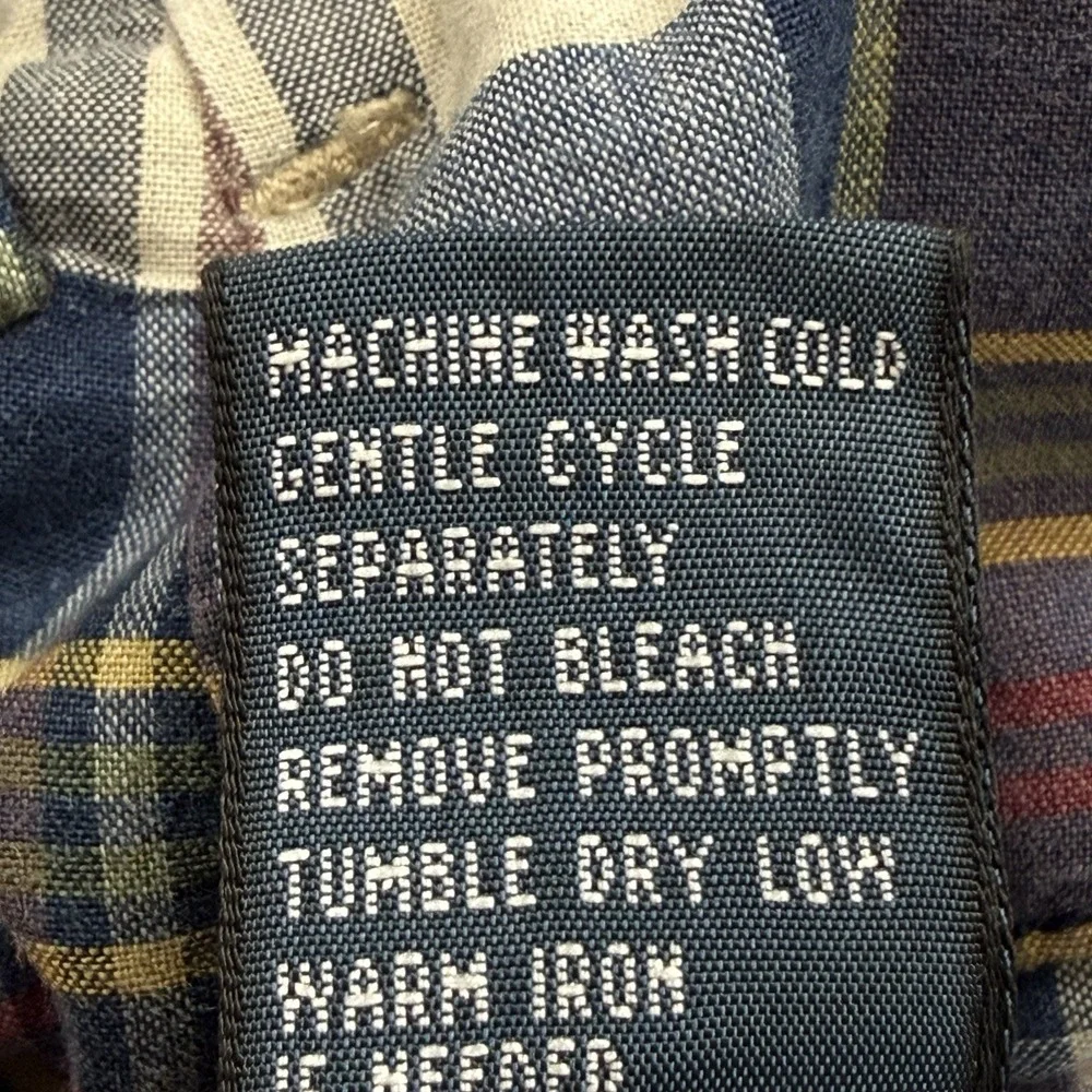 Polo Ralph‎ Lauren Madras Plaid Reversible Shorts Mens Size 34 Preppy Cotton